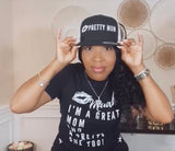 Black & White Pretty Mom Cap