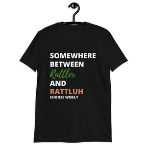 Between Rattler and Rattluh Short-Sleeve T-Shirt