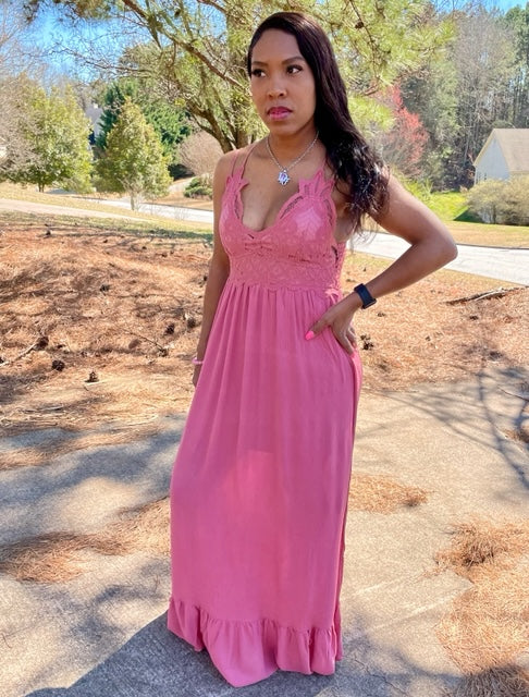 Blink Pink Maxi Dress