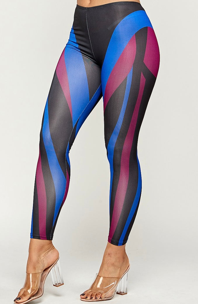 Caya Spiral Multi Color Leggings Shop With Bee Queen