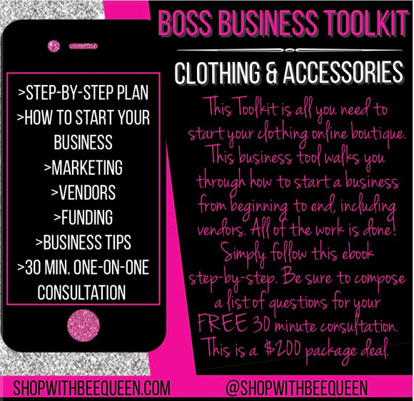 Bee Queen's Business Toolkit for Apparel & Accessories