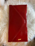 Patent Leather Envelope Clutch